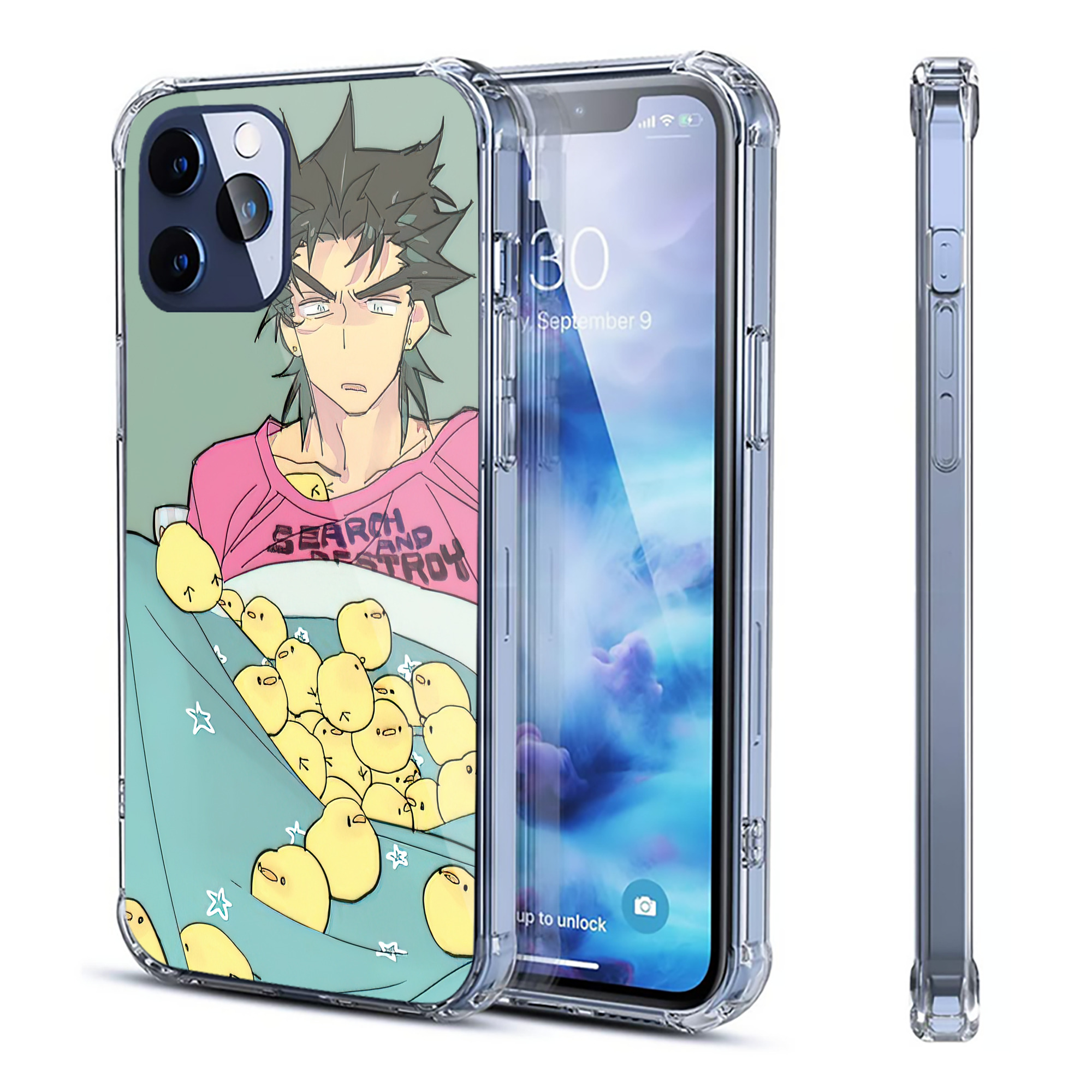 （画像用） ジョジョの奇妙な冒険 JoJo's Bizarre Adventure 【iPhone 12シリーズ対応】透明スマホケース（クリアソフトケース）